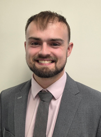 Lucas Myhill Lucas Myhill - head and shoulders, grey jacket and tie
